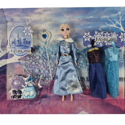 Set de Frozen 2, Muñeca ,varita , accesorios y vestidos. - Imagen 4