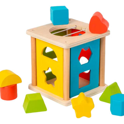 Cubo para combinar formas de madera - Imagen 2