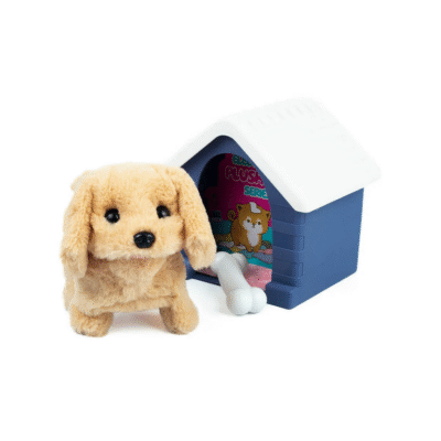 Perrito Peluche con casita, sonido y movimiento - Imagen 1
