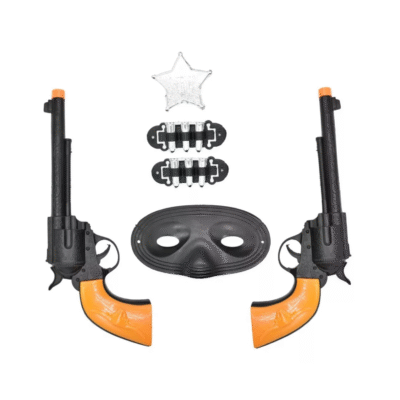 Set de Cowboy 2 Revólveres y 5 Accesorios - Imagen 1