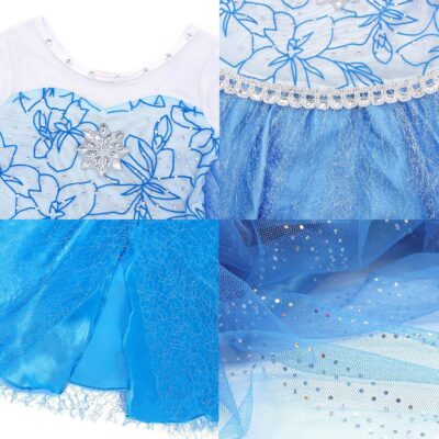 Disfraz Elsa Vestido Bordado - Imagen 2