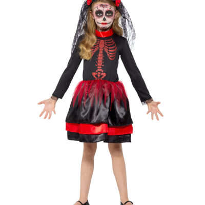 Vestido Catrina, esqueleto - Imagen 2