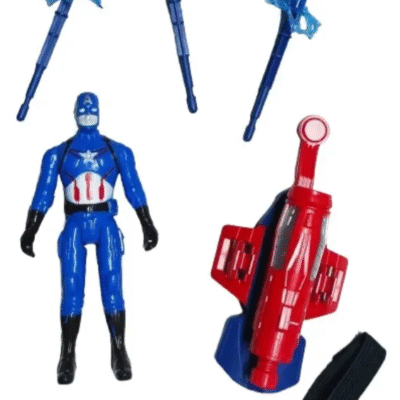 Set de Lanza Dardos y Muñeco de Capitán America - Imagen 1