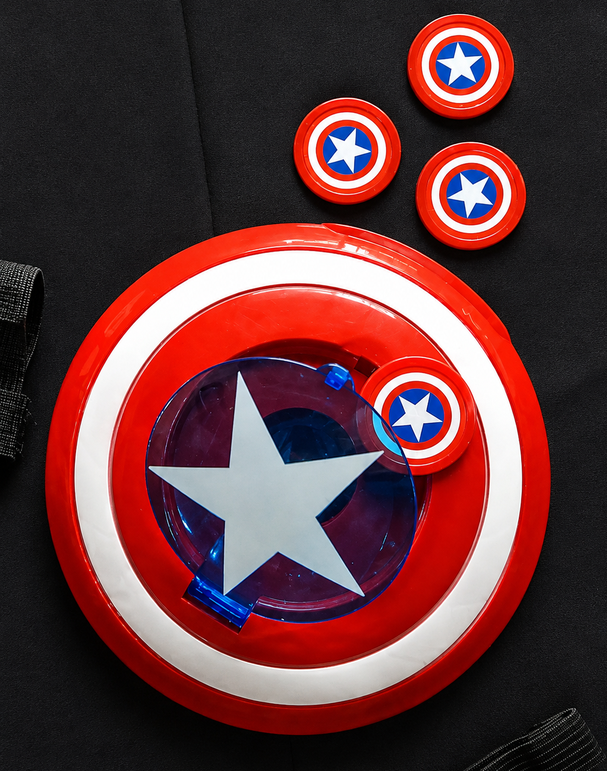 Escudo lanza escuditos capitan america (2)