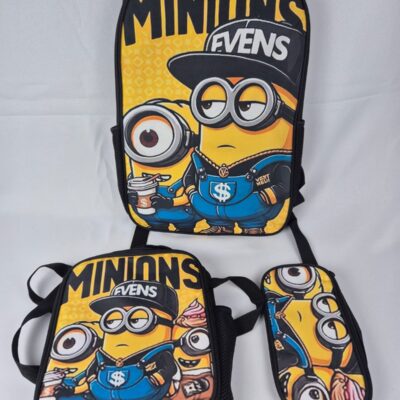 Mochilas Minion + lonchera y cartuchera - Imagen 2