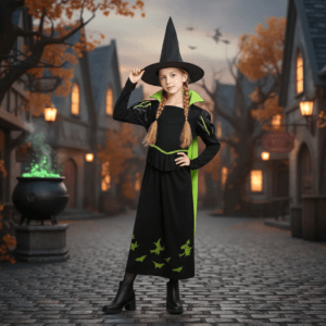 Bruja mago de OZ verde 01