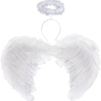 Alas blancas con aureola de angelito - Imagen 2