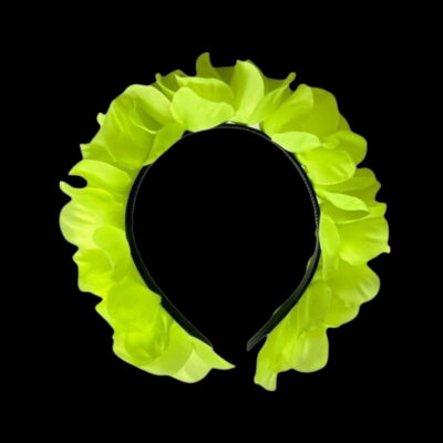 Tiaras Flores Hawaianas Flúor Pack 10 Unidades - Imagen 3