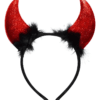 Capa Negra Con Cuernos Para Halloween. 120cm - Thumbnail Image 2