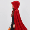 Capa de Terciopelo Roja 80 Cm con Calabaza Para Halloween - Thumbnail Image 2