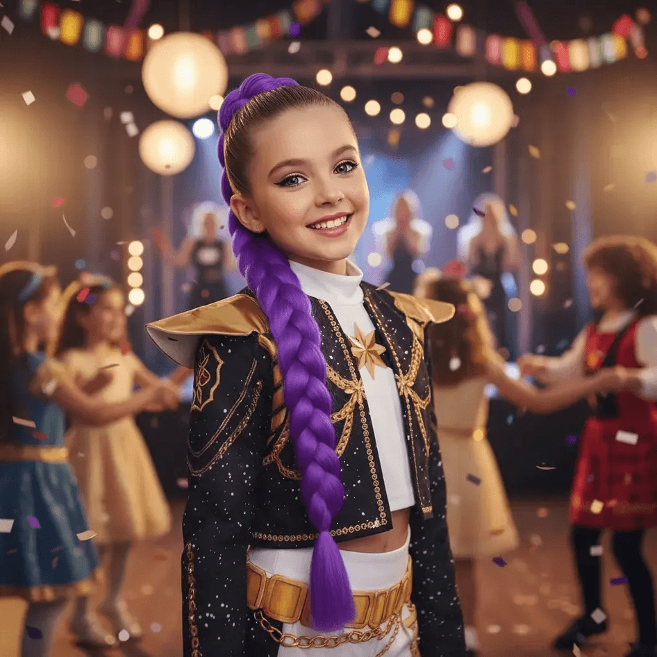 Trenza, Extensión, Rumi Las Guerreras K-pop 60 Cm - Imagen 3